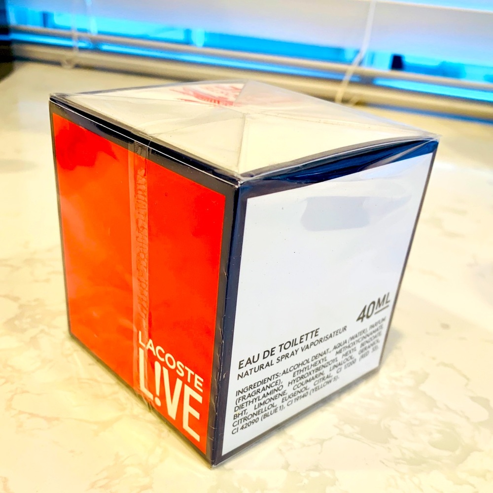 Brand New Lacoste Live eau de toilette